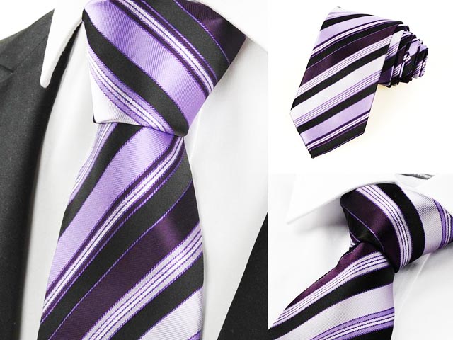 紫色のネクタイ